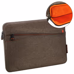 PEDEA 64060051 tablet case 25.6 cm (10.1") Sleeve case Brown