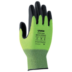 Uvex C500 foam Black, Green Polyethylene, Viscose, Polyamide, Fiberglass 1 pc(s)