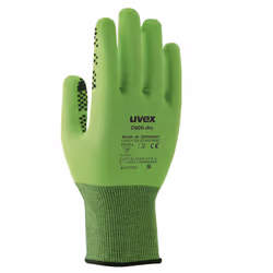Uvex C500 dry, Green, Adult, Adult, Unisex, 1 pc(s), Polyethylene, Viscose, Polyamide, Fiberglass