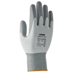 Uvex 6005010 protective handwear Grey, White Elastane, Polyamide 1 pc(s)