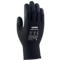 Uvex 6059309 protective handwear Workshop gloves Black Acrylic, Elastane, Polyamide, Wool 1 pc(s)