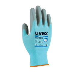 Uvex 6008009 protective handwear Blue, Grey Polyethylene, Elastane, Polyamide 1 pc(s)