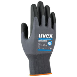 Uvex 6004911 protective handwear Black, Grey Elastane, Polyamide 1 pc(s)