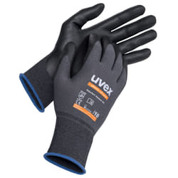 6 PAIRS Uvex Safety Gloves Athletic Allround Precision Assembly/Handling Gloves - 6/X-Small