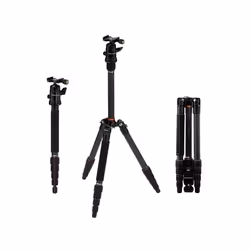 Rollei Compact Traveler No. 1 Carbon tripod Digital/film cameras 3 leg(s) Black