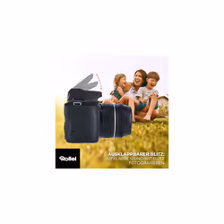 Rollei Powerflex10X - 10x Optical Zoom, 8 Photo Modes, Up to 64 MP, Fold-Out Flash, 4K Video Recording & Smartphone App
