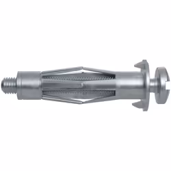 Fischer 519771, Screw & wall plug kit, Gypsum fibre board, Plasterboard, Metal, 8 mm, 60 mm, 8 mm