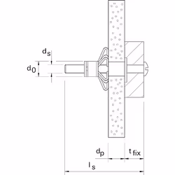 Fischer Metal cavity fixing HM 5 x 52 S