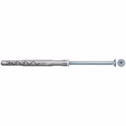 Fischer 522699, Screw & wall plug kit, Autoclaved aerated concrete, Brick, Concrete, Gypsum block, Masonry, Plastic, Zinc pla ...