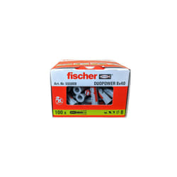 Fischer 555008 Duopower 8mmx40mm Box Of 100