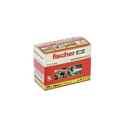 FISCHER DUOPOWER S Wall Plugs + Screws - 5x25 Box Of 50 - 555105
