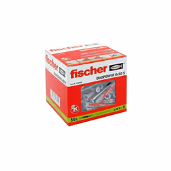 FISCHER DUOPOWER S Wall Plugs + Screws - 8x40 Box Of 50 - 555108 - Additional view 6