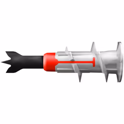 DuoBlade LD, innovative self-drilling plasterboard plug, strong plug for fast and easy installation in gypsum plasterboard and fibre board, with metal