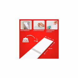 545956 No Tools Required Tape, White, LÃ¤nge: 22 mm x Breite: 36 mm