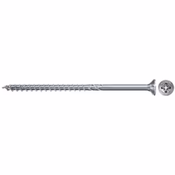 Fischer 670422, Screw, Zinc plated steel, Wood, Partial thread, Countersunk head, PZ2