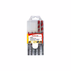 Fischer 561649, Drill, Drill bit set, Aluminium, Brick, Concrete, Limestone, Plastic, Steel, Tile, Universal, Wood, Carbide,  ...