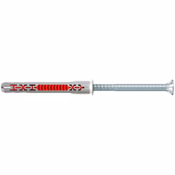 Fischer 562149, Expansion anchor, Concrete, Gypsum block, Masonry, Nylon, Grey, Zinc plated steel, Torx