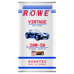 Rowe Hightec Vintage MILD LEGIERT 20W-50 5l Engine oil 20221-0050-99 BMW: 3 Saloon, 3 Convertible, 3 Touring, FORD: ESCORT 4, ESCORT 4 Cabriolet