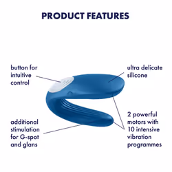 Satisfyer Double Whale Couple vibrator Ambidextrous - Additional view 6