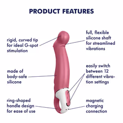 Satisfyer Petting Hippo Mini vibrator Ambidextrous - Additional view 6