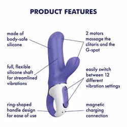 Satisfyer Magic Bunny Rabbit vibrator Ambidextrous - Additional view 6