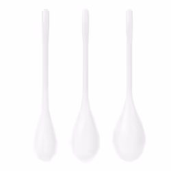 Satisfyer Yoni Power 1, Kegel balls, White, Silicone, Matt, 3 pc(s), 125 mm