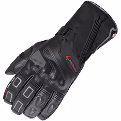 Held Cold Champ Gore-Tex waterproof Winter Motorcycle Gloves, black, Size XL for Men