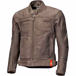 Held Hot Rock Motorcycle Leather Jacket, brown, Size 54 for Men