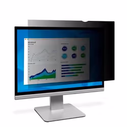 3M Privacy Filter for 19in Monitor, 5:4, PF190C4B, 48.3 cm (19"), 5:4, Monitor, Frameless display privacy filter, Glossy / Ma ...