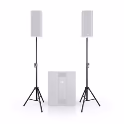 LD Systems DAVE 8 SET 2 Floor Steel Black