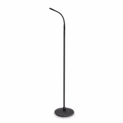 Gravity MS 23 XLR B, Straight microphone stand, Round base, Black, Steel, Metal, 270 mm