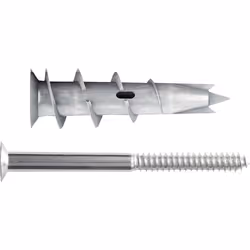 TOX 068 101 041, Screw & wall plug kit, Concrete, Metal, Grey, 4.5 mm, 32 mm