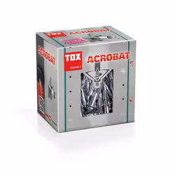 TOX 035 101 071, Screw & wall plug kit, Concrete, Metal, Grey, 5 mm, 52 mm