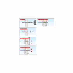 Spagat Pro M8 mm tilt plug, 10 pieces, 023100171, silver - Additional view 3