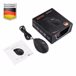 PERIMICE-519 Wired Ergonomic Vertical Optical Mouse, Portable Mini Size, Right Handed - Additional view 6