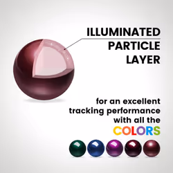 Perixx Peripro-303MR Trackball  1.34 Inch Replacement Ball for Perimice and M570  Matte Red