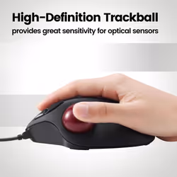 Perixx Peripro-303MR Trackball  1.34 Inch Replacement Ball for Perimice and M570  Matte Red