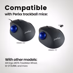 Perixx PERIPRO-303GB Small Trackball 34mm Replacement Ball for Perimice and M570 Elecom Kensington Glossy Blue (18025)