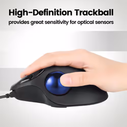 Perixx PERIPRO-303GB Small Trackball 34mm Replacement Ball for Perimice and M570 Elecom Kensington Glossy Blue (18025)