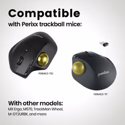 Perixx PERIPRO-303 1.34 Inches Trackball - Replacement Ball for M570  PERIMICE-517/520/717/720  and Other Compatible Trackball Mouse (Yellow