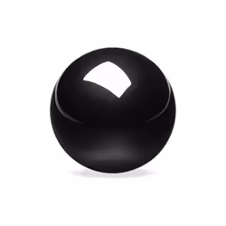perixx PERIPRO-303GBK Small Trackball  34mm Replacement Ball for PERIMICE-517/520/717/720 and M570  Glossy Black