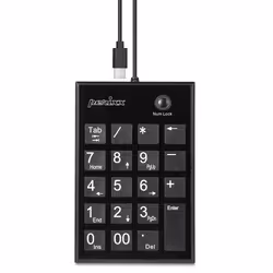 InLine 57161I, Full-size (100%), Wired, USB, Scissor key switch, Black