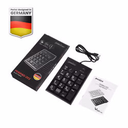 InLine 57161I keyboard Universal USB No Black