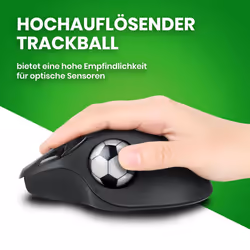Perixx PERIPRO-303FTB 1.34 Inches Sports Trackball - Fun Novelty Soccer Design - Compatible for M570  M575  PERIMICE-517/520/717/720  and Ot