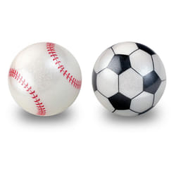Perixx PERIPRO-303X2F 1.34 Inches Sports Trackball 2 pcs Pack - Fun Novelty Baseball and Soccer Design - Compatible for M570  M575  PERIMICE