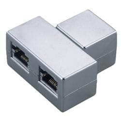 Microconnect MPK402-METALLIZED cable gender changer RJ45 2x RJ45 Metal