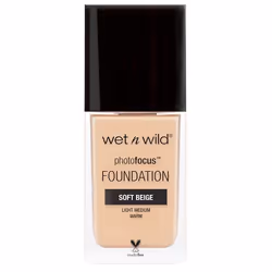 wet n wild Photo Focus, 365C Soft Beige, 30ml, Bottle, liquid, Universal skin, Anti-shine, Mattifying, Smoothing, Medium, War ...