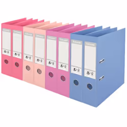 Esselte No1 Power Lever Arch Files. Stable lever arch files that stay upright when full of paper. Strong locking mechanism. M ...