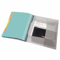 Esselte 626255 tab index Blank tab index Polypropylene (PP) Multicolour