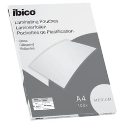 Ibico Basics Medium A4 Laminating Pouches